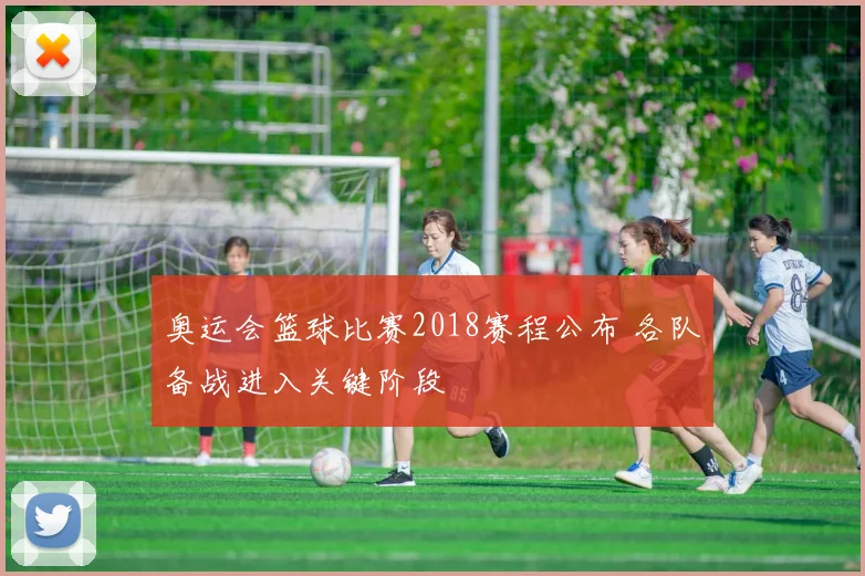 奥运会篮球比赛2018赛程公布 各队备战进入关键阶段